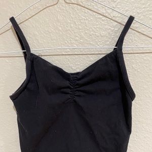 Black spaghetti strap tank top